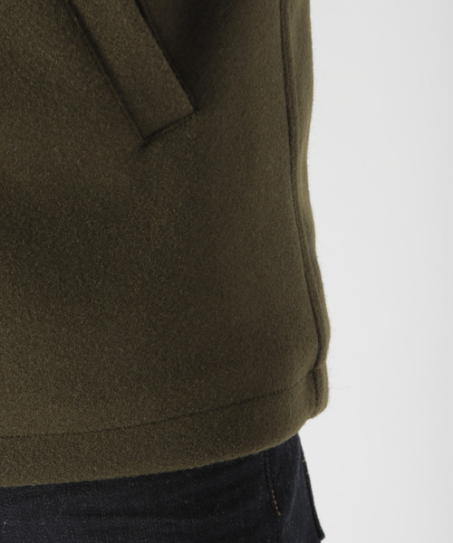 BAYFLOW（ベイフロー）の「ウーリーウラボアコートジャケット（ブルゾン・メンズ・ネイビー/カーキ/ブラック・MEDIUM/SMALL/LARGE）」の16枚目の写真