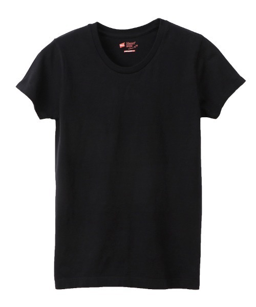 HANES(ヘインズ)の「【Hanes/ヘインズ】レディース ジャパンフィットフォーハー【2枚組】クルーネックTシャツ 5.3oz(Tシャツ/カットソー・レディース・ホワイト×ブルー/その他3/グレー系その他3/ふじ色系/ベージュ系その他・MEDIUM/LARGE)」の5枚目の写真