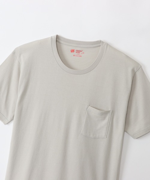 HANES(ヘインズ)の「【Hanes/ヘインズ】レディース ジャパンフィットフォーハー【2枚組】クルーネックTシャツ 5.3oz(Tシャツ/カットソー・レディース・ホワイト×ブルー/その他3/グレー系その他3/ふじ色系/ベージュ系その他・MEDIUM/LARGE)」の7枚目の写真
