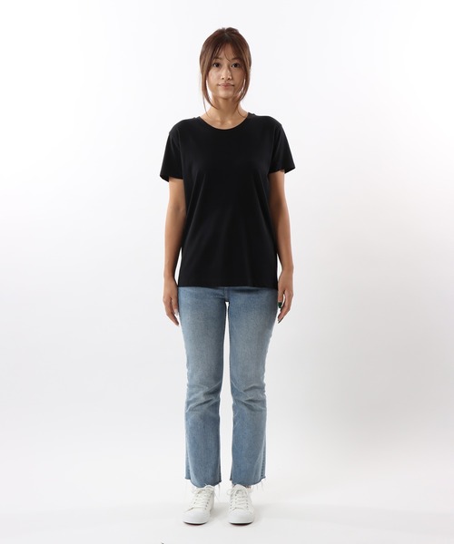 HANES(ヘインズ)の「【Hanes/ヘインズ】レディース ジャパンフィットフォーハー【2枚組】クルーネックTシャツ 5.3oz(Tシャツ/カットソー・レディース・ホワイト×ブルー/その他3/グレー系その他3/ふじ色系/ベージュ系その他・MEDIUM/LARGE)」の14枚目の写真
