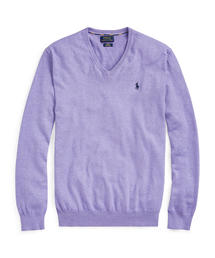POLO RALPH LAUREN | スリム フィット コットン Vネック セーター(ニット/セーター)
