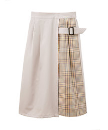 Luz Llena | チェック配色タイトスカート(スカート)