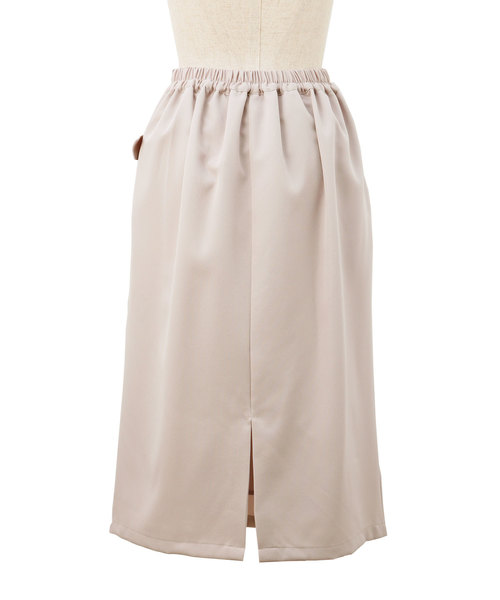 Luz Llena（ラズレナ）の「チェック配色タイトスカート（スカート・レディース・ブラック/ベージュ・MEDIUM）」の5枚目の写真