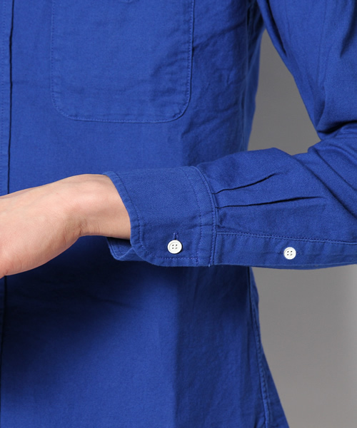 BEAMS LIGHTS Men's（ビームスライツ メンズ）の「BEAMS LIGHTS / ガーメントダイボタンダウンシャツ（シャツ/ブラウス・メンズ・ベージュ/ブルー/レッド・LARGE/X-LARGE/MEDIUM/SMALL）」の15枚目の写真