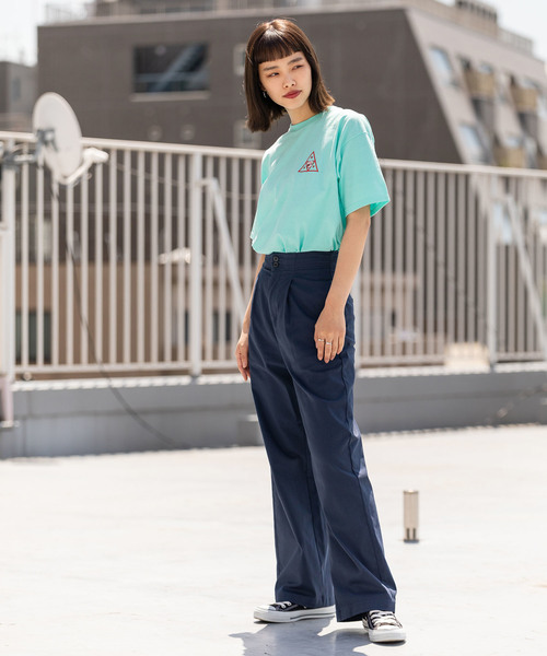 Dickies（ディッキーズ）の「Dickies/ ディッキーズ TCツイルステッチ後ろレースアップストレートパンツ（その他パンツ・レディース・ベージュ/ネイビー・28inch/25inch/26inch/27inch）」の15枚目の写真