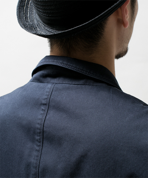 NANO universe（ナノユニバース）の「COOL MAX ツイルショップコート（その他アウター・メンズ・ベージュ/オリーブ/ブルー/ネイビー/マスタード・LARGE/MEDIUM/SMALL）」の14枚目の写真