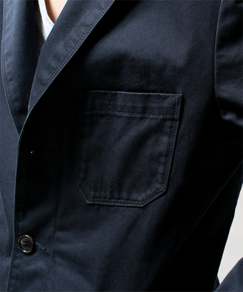 NANO universe（ナノユニバース）の「COOL MAX ツイルショップコート（その他アウター・メンズ・ベージュ/オリーブ/ブルー/ネイビー/マスタード・LARGE/MEDIUM/SMALL）」の10枚目の写真