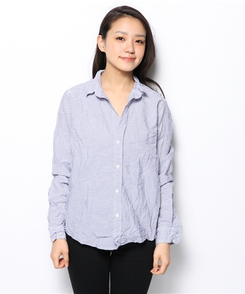 The SAZABY LEAGUE SELECT(ザサザビーリーグセレクト)の「Frank&Eileen BARRY/LE BLHST(シャツ/ブラウス・レディース・ネイビー・SMALL/MEDIUM/XX-SMALL)」の6枚目の写真