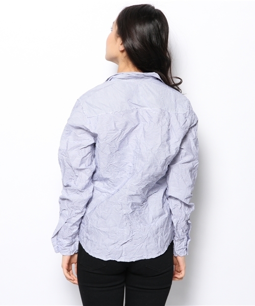 The SAZABY LEAGUE SELECT(ザサザビーリーグセレクト)の「Frank&Eileen BARRY/LE BLHST(シャツ/ブラウス・レディース・ネイビー・SMALL/MEDIUM/XX-SMALL)」の8枚目の写真