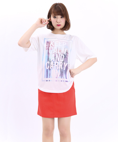 WEGO（ウィゴー）の「WEGO/カラーコクーンスカート（スカート・レディース・ブラック/グリーン/ブルー/レッド・FREE）」の4枚目の写真