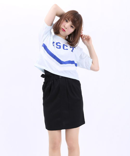 WEGO（ウィゴー）の「WEGO/カラーコクーンスカート（スカート・レディース・ブラック/グリーン/ブルー/レッド・FREE）」の2枚目の写真