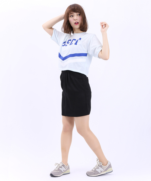 WEGO（ウィゴー）の「WEGO/カラーコクーンスカート（スカート・レディース・ブラック/グリーン/ブルー/レッド・FREE）」の17枚目の写真