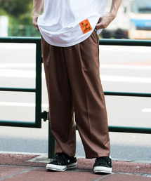 JUNRED | シャンブレードライワイドパンツ(スラックス)