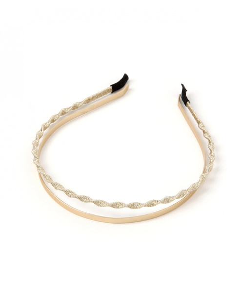 niko and...（ニコアンド）の「2セットカチューシャB（カチューシャ・レディース・ブラウン/ホワイト/イエロー/その他1・0）」の3枚目の写真