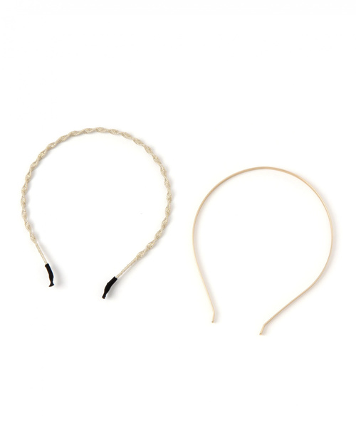 niko and...（ニコアンド）の「2セットカチューシャB（カチューシャ・レディース・ブラウン/ホワイト/イエロー/その他1・0）」の7枚目の写真