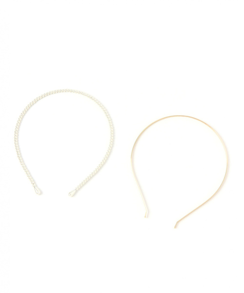 niko and...（ニコアンド）の「2セットカチューシャB（カチューシャ・レディース・ブラウン/ホワイト/イエロー/その他1・0）」の5枚目の写真