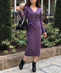 フロントボタン に該当するワンピース ウール ニット ファッション通販 Zozotown