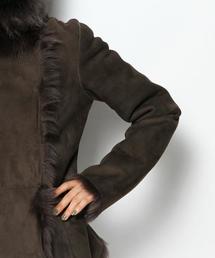 ジョゼフ  JOSEPH ムートンコート　グレー系38 JOSEPH（ジョセフ）の「ムートンコート TOSCANA ANAIS（ムートンコート