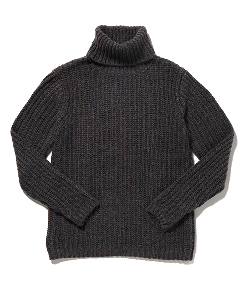 BEAMS（ビームス）の「VAPORIZE / タートルネック ニット（ニット/セーター・メンズ・キャメル/杢グレー・LARGE/MEDIUM/SMALL）」の2枚目の写真