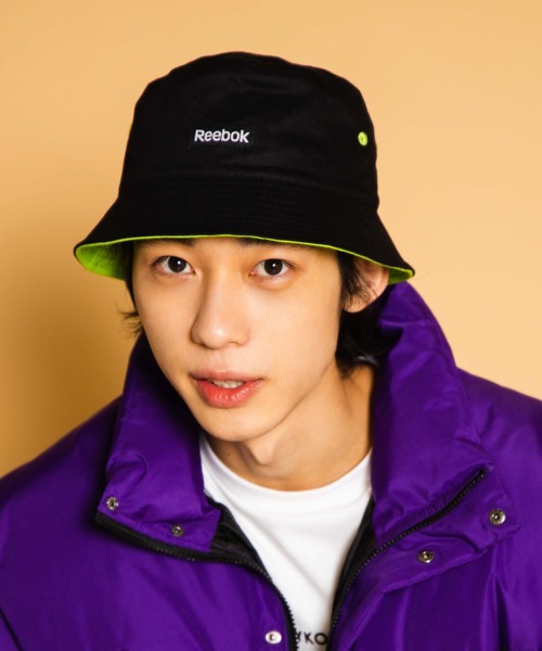 Reebok（リーボック）の「∴WEGO/Reebokバケットハット（ハット・メンズ・ホワイト/ブラック/イエロー系その他・FREE）」の5枚目の写真