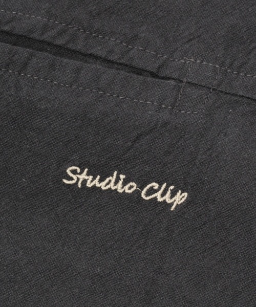 studio CLIP（スタディオクリップ）の「コットンリネンロングエプロン（エプロン・レディース・ライトグレー/ブラック/イエロー/カーキ/ピンク/レッド/サーモンピンク・FREE）」の15枚目の写真