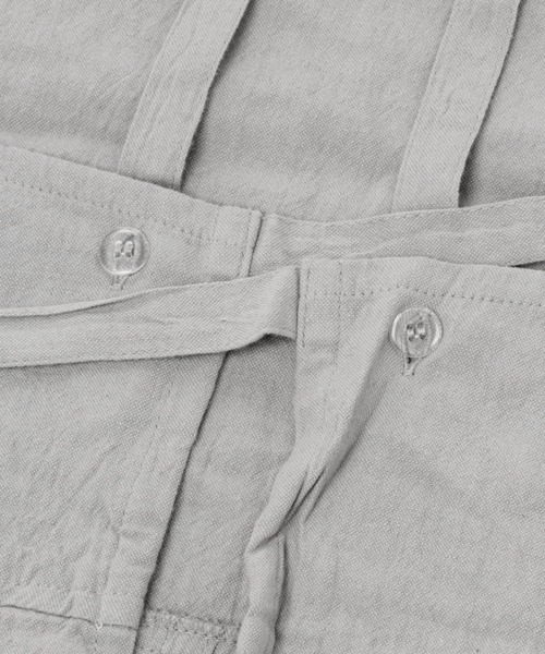 studio CLIP（スタディオクリップ）の「コットンリネンロングエプロン（エプロン・レディース・ライトグレー/ブラック/イエロー/カーキ/ピンク/レッド/サーモンピンク・FREE）」の10枚目の写真