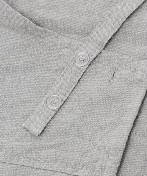 studio CLIP（スタディオクリップ）の「コットンリネンロングエプロン（エプロン・レディース・ライトグレー/ブラック/イエロー/カーキ/ピンク/レッド/サーモンピンク・FREE）」の9枚目の写真