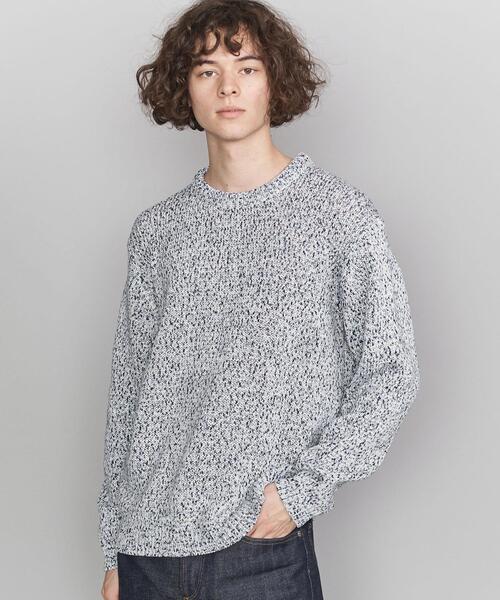 BEAUTY&YOUTH UNITED ARROWS（ビューティーアンドユースユナイテッドアローズ）の「BY ジェットプリント ミックスカラー コットン ニット（ニット/セーター・メンズ・その他2/その他1・MEDIUM/X-LARGE/LARGE/SMALL）」の2枚目の写真