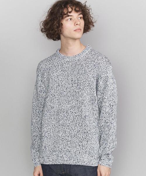 BEAUTY&YOUTH UNITED ARROWS（ビューティーアンドユースユナイテッドアローズ）の「BY ジェットプリント ミックスカラー コットン ニット（ニット/セーター・メンズ・その他2/その他1・MEDIUM/X-LARGE/LARGE/SMALL）」の8枚目の写真