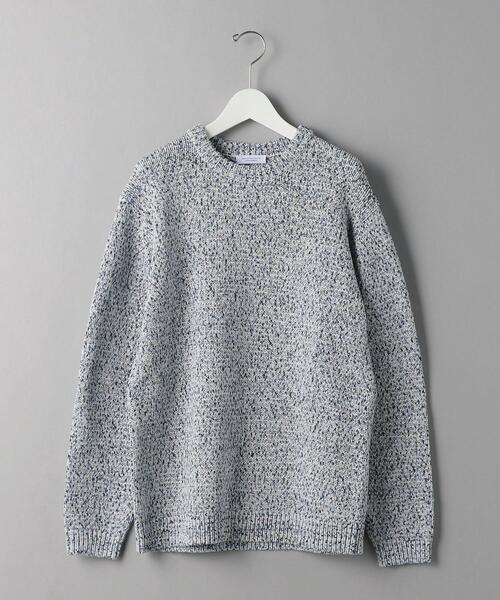 BEAUTY&YOUTH UNITED ARROWS（ビューティーアンドユースユナイテッドアローズ）の「BY ジェットプリント ミックスカラー コットン ニット（ニット/セーター・メンズ・その他2/その他1・MEDIUM/X-LARGE/LARGE/SMALL）」の7枚目の写真