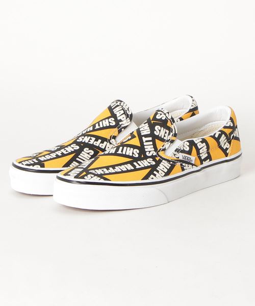 Vans ヴァンズ Classic Slip On Yel Wht スニーカー Vans バンズ のファッション通販 Zozotown