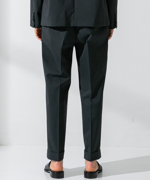 UNITED TOKYO（ユナイテッドトウキョウ）の「KOMATSUコーティングスラックス/セットアップ（スラックス・メンズ・ダークグレー/ブラック/グリーン・1/2/3）」の21枚目の写真