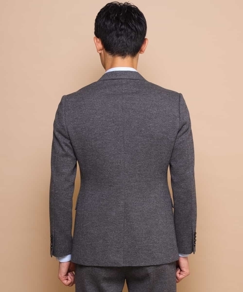 MICHEL KLEIN HOMME (ミッシェルクランオム)の「ジャケット(ムリネジャージピンヘッド)(テーラードジャケット・メンズ・グレー・48/51/46)」の7枚目の写真