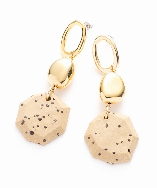 【セール】Lapuis(ラピュイ)ARITA Stone pierce（ピアス（両耳用））｜LAPUIS（ラピュイ）