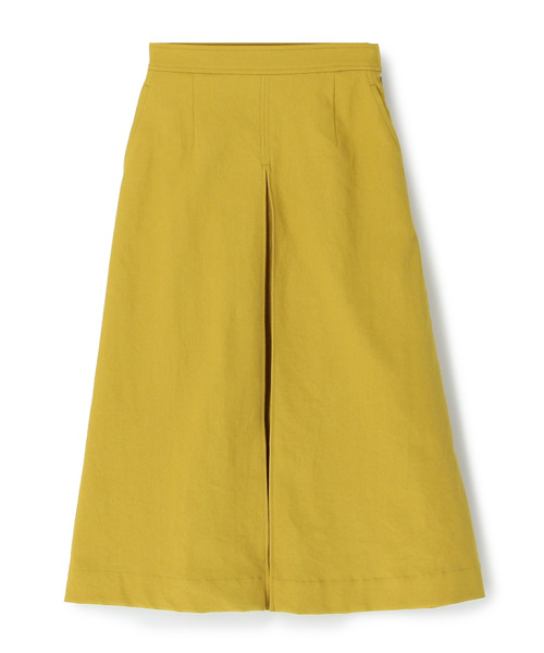 ESTNATION（エストネーション）の「ESTNATION / フロントタックAラインスカート（スカート・レディース・グリーン/イエロー・36/38）」の2枚目の写真