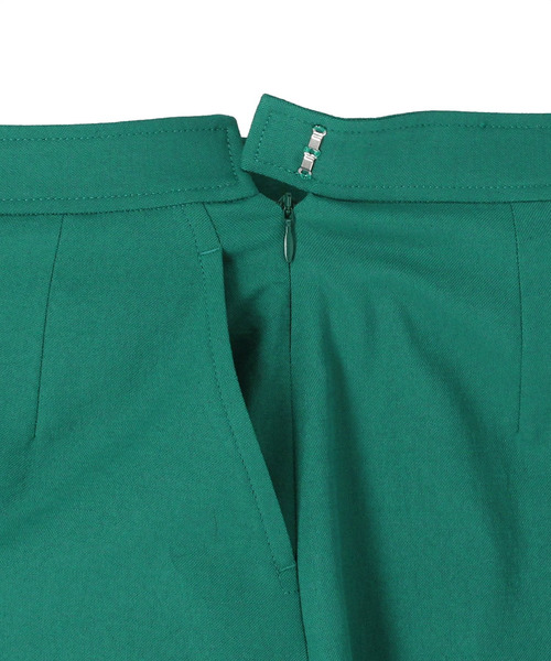 ESTNATION（エストネーション）の「ESTNATION / フロントタックAラインスカート（スカート・レディース・グリーン/イエロー・36/38）」の5枚目の写真