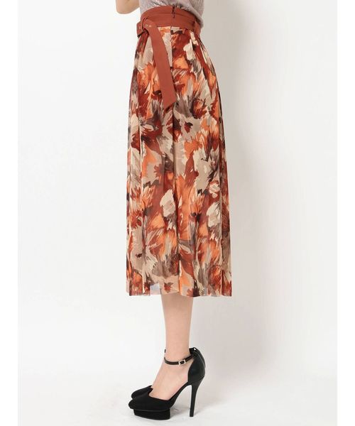 RESEXXY（リゼクシー）の「チュールプリントレイヤードスカート（スカート・レディース・オレンジ/ブルー/ベージュ・FREE）」の14枚目の写真