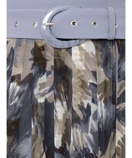 RESEXXY（リゼクシー）の「チュールプリントレイヤードスカート（スカート・レディース・オレンジ/ブルー/ベージュ・FREE）」の19枚目の写真