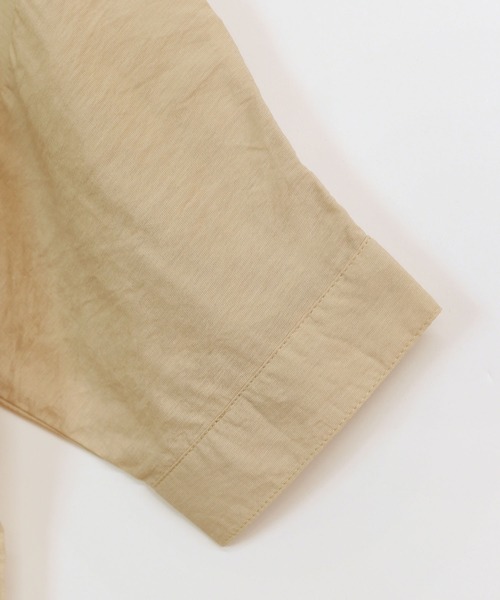 andme（アンドミー）の「シアー半袖アシンメトリーシャツワンピース（シャツワンピース・レディース・オフホワイト/ライトベージュ/ピンク/ブルー・M）」の21枚目の写真