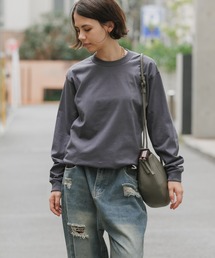 PRO CLUB | 【ROOPTOKYO】PROCLUB/プロクラブ 6.5oz クルーネック ヘビーウェイトロンロングスリーブTee/リブロンT 夏服(Tシャツ/カットソー)