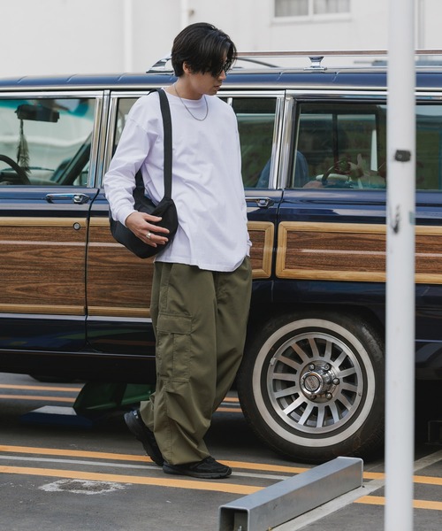 PRO CLUB (プロクラブ)の「【ROOPTOKYO】PROCLUB/プロクラブ 6.5oz クルーネック ヘビーウェイトロンロングスリーブTee/リブロンT(Tシャツ/カットソー・メンズ・ブラック/ベージュ/グレー/ブラウン/ホワイト/ネイビー・XL/S/M/L)」の10枚目の写真