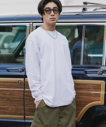 PRO CLUB （プロクラブ）の「【ROOPTOKYO】PROCLUB プロクラブ 6.5oz クルーネック ヘビーウェイトロンロングスリーブTee リブロンT（Tシャツ/カットソー）」