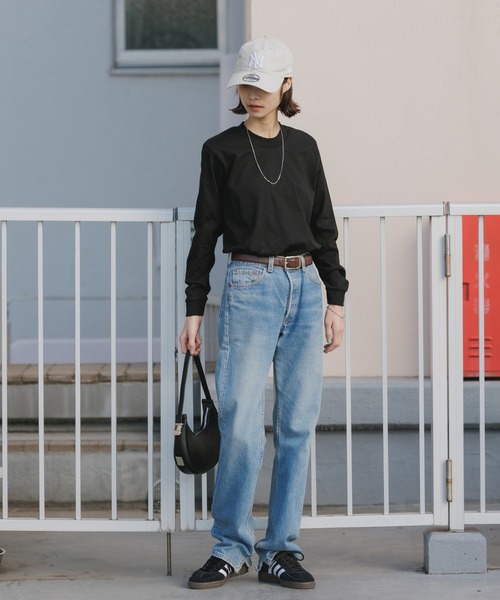 PRO CLUB (プロクラブ)の「【ROOPTOKYO】PROCLUB/プロクラブ 6.5oz クルーネック ヘビーウェイトロンロングスリーブTee/リブロンT(Tシャツ/カットソー・メンズ・ブラック/ベージュ/グレー/ブラウン/ホワイト/ネイビー・XL/S/M/L)」の17枚目の写真