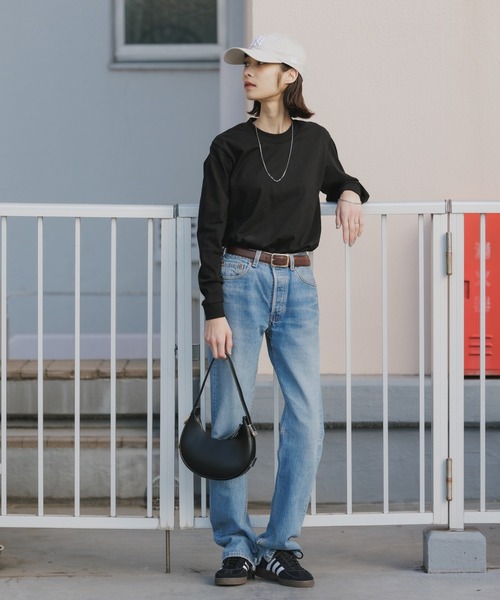 PRO CLUB (プロクラブ)の「【ROOPTOKYO】PROCLUB/プロクラブ 6.5oz クルーネック ヘビーウェイトロンロングスリーブTee/リブロンT(Tシャツ/カットソー・メンズ・ブラック/ベージュ/グレー/ブラウン/ホワイト/ネイビー・XL/S/M/L)」の18枚目の写真