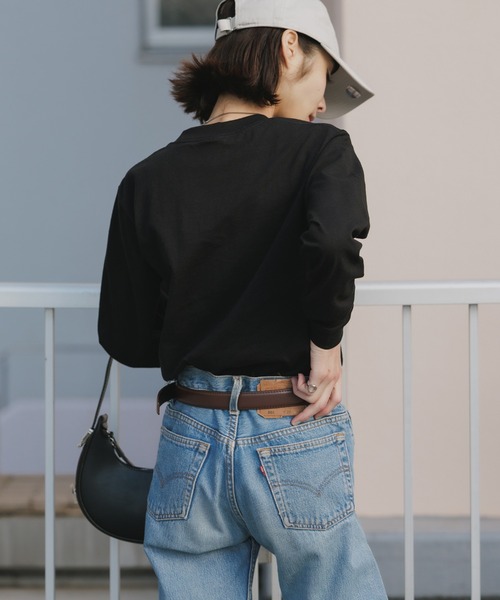 PRO CLUB (プロクラブ)の「【ROOPTOKYO】PROCLUB/プロクラブ 6.5oz クルーネック ヘビーウェイトロンロングスリーブTee/リブロンT(Tシャツ/カットソー・メンズ・ブラック/ベージュ/グレー/ブラウン/ホワイト/ネイビー・XL/S/M/L)」の15枚目の写真