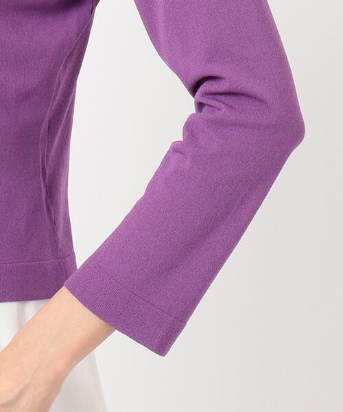 TOCCA(トッカ)の「【洗える!】CANDY CLOVER KNIT カーディガン(カーディガン/ボレロ・レディース・パープル系/ライトグリーン系/ホワイト系/ブラック系・MEDIUM/X-SMALL)」の15枚目の写真