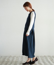 NOMBRE IMPAIR | カットサッカーコンビ タックワンピース(ワンピース)