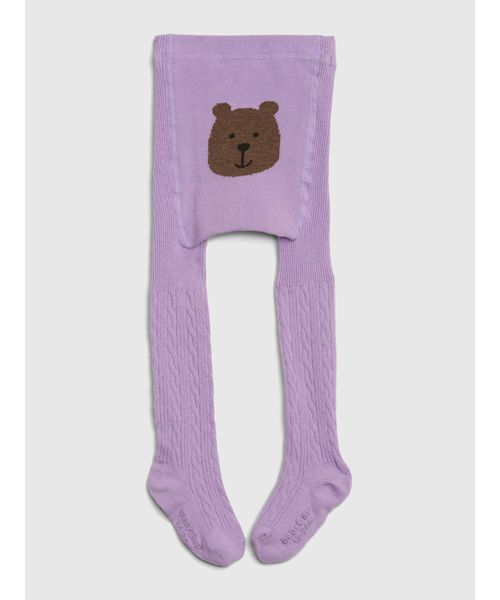 GAP(ギャップ)の「くまさんケーブルニットタイツ (ベビー&幼児)(タイツ/ストッキング・キッズ・ブラック/グレー/アイボリー/パープル/ワイン/グリーン/ナチュラル/ネイビー/グレー系その他/その他/パープル系その他/ブルー系その他/ブラウン/ライトブルー/ピンク/イエロー/グリーン系その他/フューシャピンク・12-24M/0-12M/2-3 YRS/0-12 M/12-24 M/4-5 YRS)」の12枚目の写真