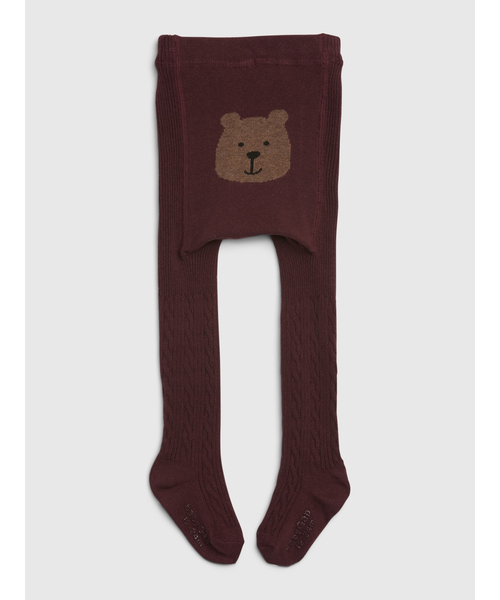 GAP(ギャップ)の「くまさんケーブルニットタイツ (ベビー&幼児)(タイツ/ストッキング・キッズ・ブラック/グレー/アイボリー/パープル/ワイン/グリーン/ナチュラル/ネイビー/グレー系その他/その他/パープル系その他/ブルー系その他/ブラウン/ライトブルー/ピンク/イエロー/グリーン系その他/フューシャピンク・12-24M/0-12M/2-3 YRS/0-12 M/12-24 M/4-5 YRS)」の17枚目の写真