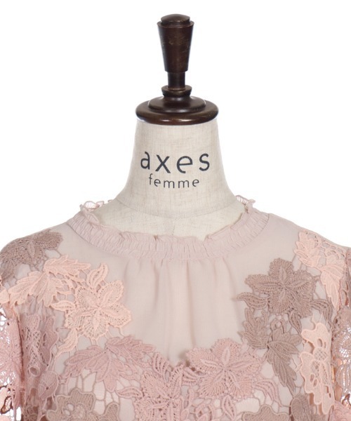 axes femme（アクシーズファム）の「マルチケミカルトップス（シャツ/ブラウス・レディース・ピンク/ネイビー・MEDIUM）」の17枚目の写真
